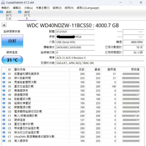 WD Elements 4TB 2.5" 外置硬碟 w/天馬G 懷舊復古遊戲 模擬器