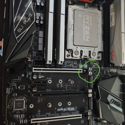 微星 X399 SLI PLUS 主機板 + AMD Threadripper 1900X 處理器