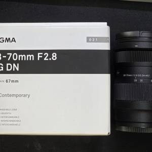 SIGMA 28-70mm F2.8 DG DN  Contemporary 鏡頭L mount Leica Lumix