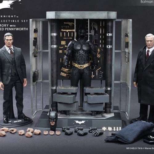 HOT TOYS MMS236 1/6 DC Batman Armory Bruce Wayne Alfred Action Figure