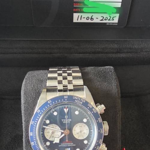 全新 未用品 帝舵表 TUDOR Black Bay Chrono 41mm 藍色款（型號：M79360B-0002) 專...