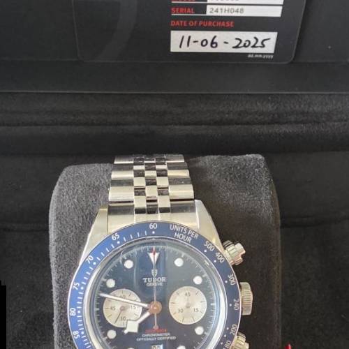 全新 未用品 帝舵表 TUDOR Black Bay Chrono 41mm 藍色款（型號：M79360B-0002) 專...
