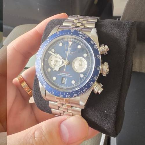 全新 未用品 帝舵表 TUDOR Black Bay Chrono 41mm 藍色款（型號：M79360B-0002) 專...