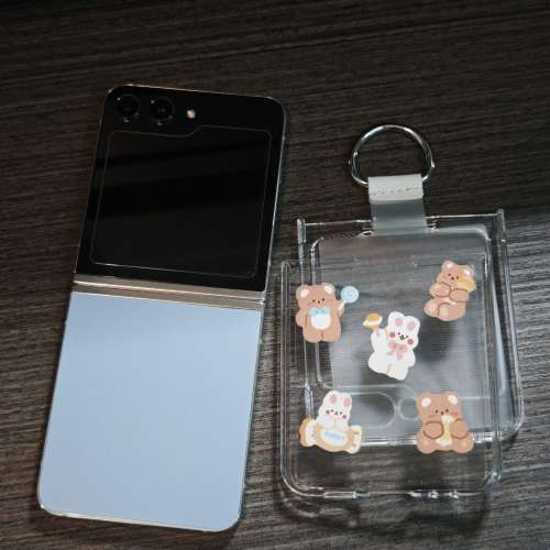90%新 Samsung Galaxy Z Flip 5 8+256GB 白色 水貨 單Sim Flip5 摺機 內屏幕有小彩點