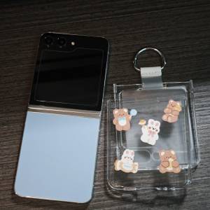 90%新 Samsung Galaxy Z Flip 5 8+256GB 白色 水貨 單Sim Flip5 摺機 內屏幕有小彩點