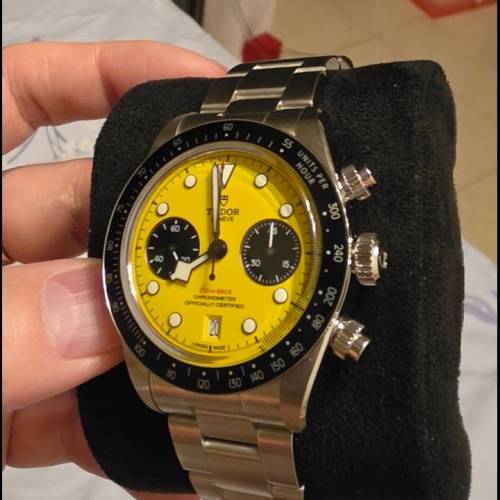 全新 TUDOR BLACK BAY CHRONO 39 YELLOW  Watch Ref. M79310N 大黄蜂