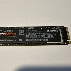 1TB Samsung 三星 970Evo Plus M.2 mvme SSD