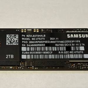 Samsung 2TB 三星 970Evo Plus M.2 SSD MVME