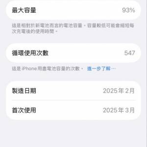 港行有盒 淨機 Apple iPhone 16 Pro 黑色 93%電