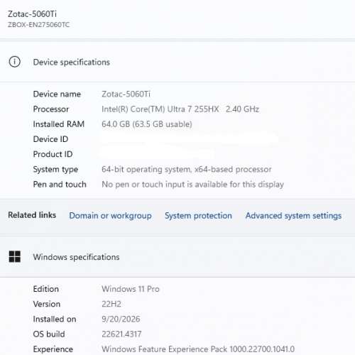 Zotac Magnus 5060TI 16GB 迷你電腦