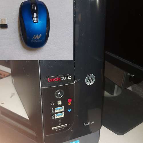 屯門良景輕鐵站交收 HP Pavilion Slimline s5-1578hk 內置藍牙WIFI 電腦, 如有需要...