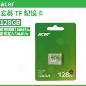 acer 128GB MICRO SD 卡全新