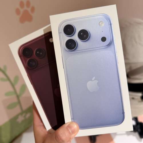 Iphone 18pro 冰川藍 256gb 布根地紅 512gb