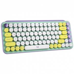 Logitech - POP ICON KEYS 無線+藍牙 鍵盤   全新  可充電