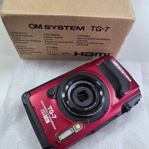 #3121 OM System Tough TG-7 防水輕便數碼相機  紅色 99%新