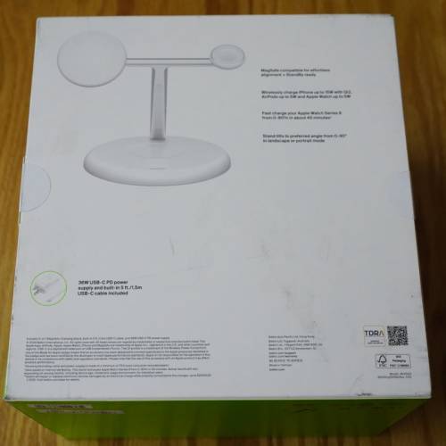 Belkin BoostCharge Pro Qi2 3in1 Magnetic Qi2 Wireless Charger Stand (White)