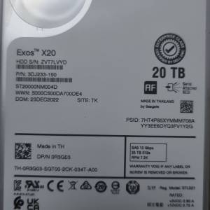 Dell EMC Exos X20 20TB