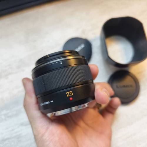 Panasonic Leica 25mm F1.4 Lens (MFT M43 Olympus Lumix can use)