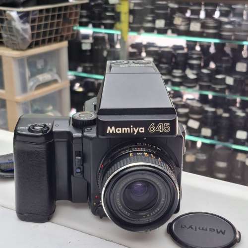 Mamiya M645 Super + Prism Finder + 快速過片手把 + CARL ZEISS DISTAGON 60MM F5.6