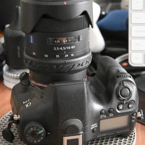 Sony A77 ii  and ZA DT 16-80mm T*                                   not FE mount