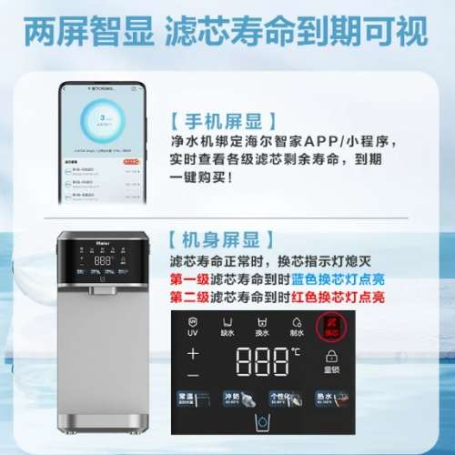 海爾RO反滲透與即熱飲水機 Haier HRO5023-3PRO