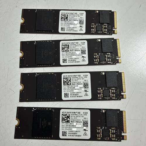 512GB Western Digital PC SN740 NVMe PCIe Gen 4x4