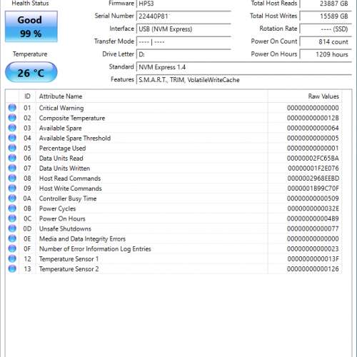 512GB Western Digital PC SN740 NVMe PCIe Gen 4x4