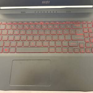 MSI GF66 11UE, RTX3060 6G, 32G ram, 1TB SSD, intel i7-11800h, 原裝充電器