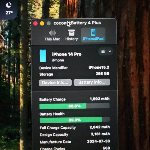 Apple iPhone 14 Pro 256GB 深空黑色