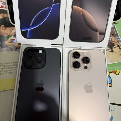 iPhone 16pro 256gb,港行雙卡極新，電池健康度91，完美冇花，冇修冇拆，所有原裝，...