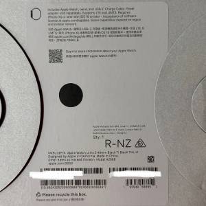 全新 蘋果Apple Watch Ultra 2 49MM 黑色 不跟錶帶