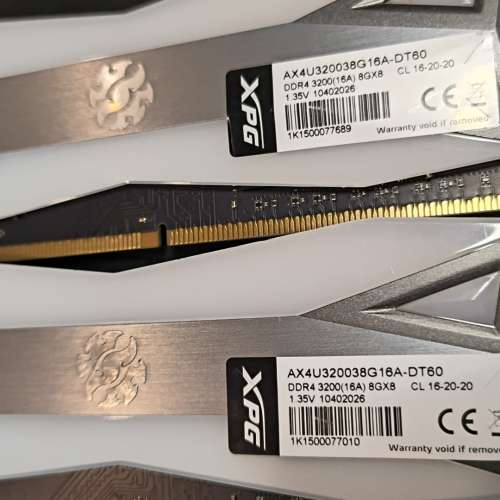 ADATA XPG SPECTRIX D60G 16GB (2x8GB) 3200MHz C16 AX4U320038G16A-DT60