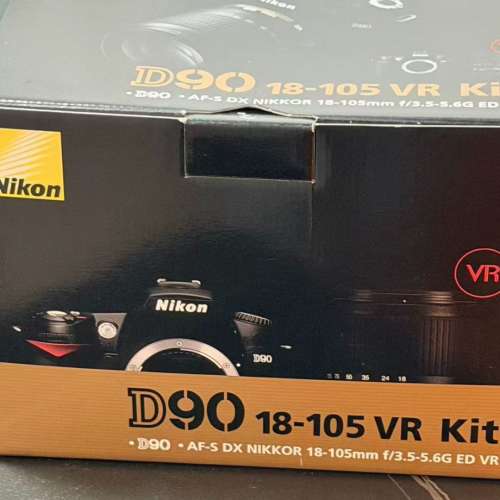 Nikon d90+18-105vr kit套裝99新 快門1xxx