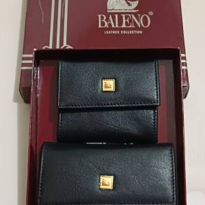 全新 BALENO Leather Collection 散紙包及鎖匙包套裝（A款）
