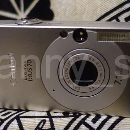 Canon Digital IXUS 70 港行 日本制造 文青系 大熱款 f/2.8大光圈 CCD 網紅機 超級...