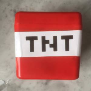 $0 《我的世界》（Minecraft）TNT 磁力世界方塊桌面我的積木玩具代發TNT收納桶周邊...