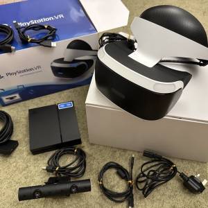 SONY PS4 Playstation VR CUH-ZVR1 with Camera CUH-ZEY2 + Set of Move