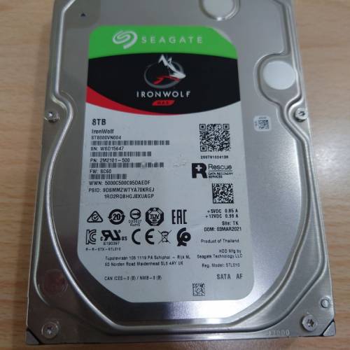 Seagate Ironwolf NAS 8TB