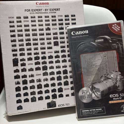 Canon 相機 Puzzle + 3D Puzzle