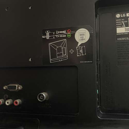[平放] LG 22 吋 iDTV 電視/電腦芒 (22MT58DF)｜內置機頂盒｜灣仔試機