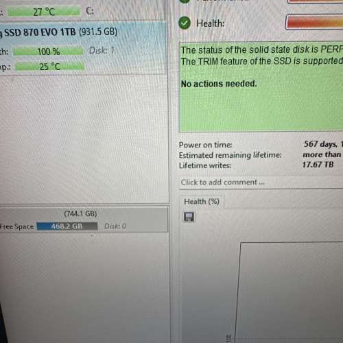 Samsung 2.5 1tb ssd 870evo ssd
