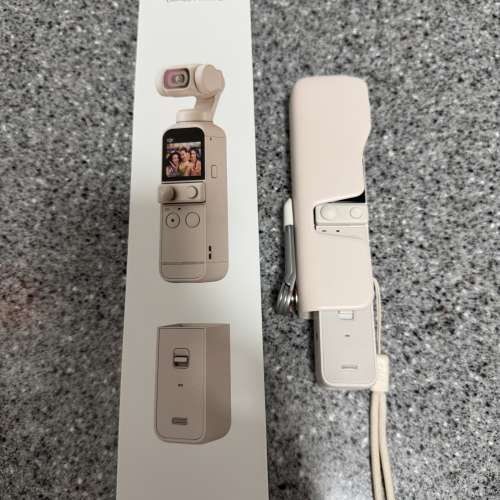 DJI Pocket 2 日落白 限定版 套裝 (包所有配件齊) 送圖中三腳架 + 保護貼(以貼上)