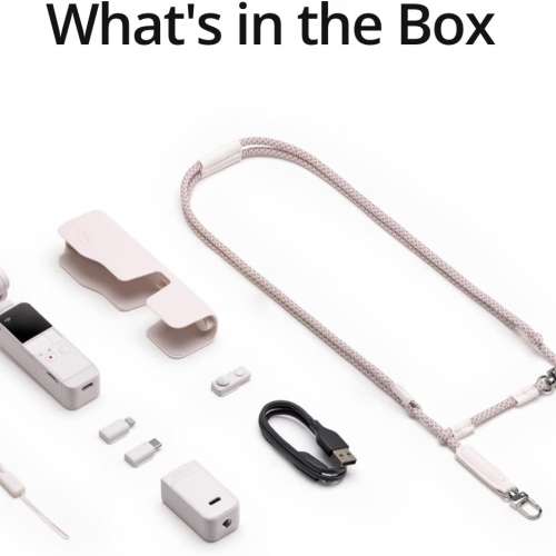 DJI Pocket 2 日落白 限定版 套裝 (包所有配件齊) 送圖中三腳架 + 保護貼(以貼上)