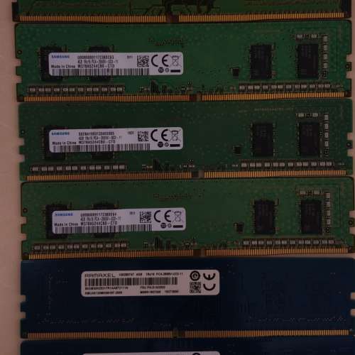 DDR4 4G ram，100%work ，4G 一條