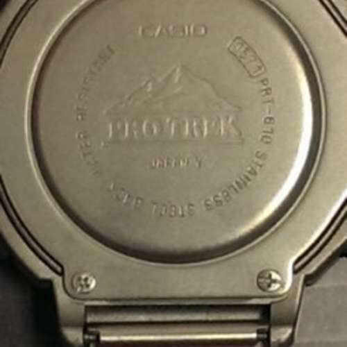稀有中古鈦金屬casio protrek.triple sensor PRT 610