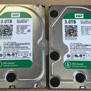 WD 3.5" 3T硬盤二隻