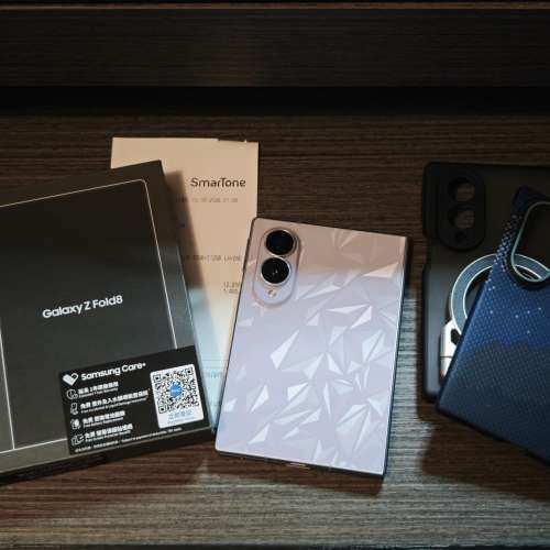 90%新 Samsung Galaxy Z Fold 8 行貨保養到27年8月 12+512GB 紫色 FullSet 闊摺機 ...