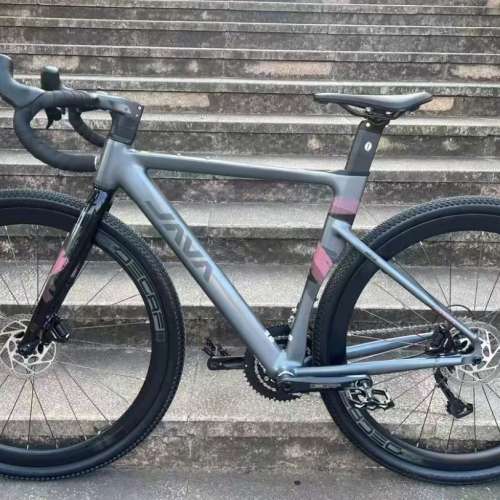 消光黑色 消光鈦色 JAVA IDRA GRAVEL 24速 油剎桶軸鋁合金越野公路車 送水架前後蛙燈