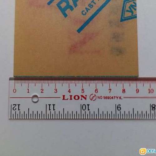 《嚴禁吸煙 NO SMOKING》字樣 亞加力膠片