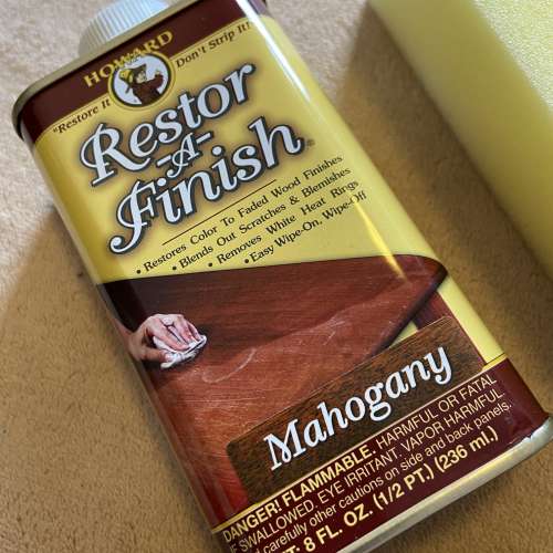 Howard Restor-A-Finish Mahogany 胡桃木色 美國製 木器修復劑